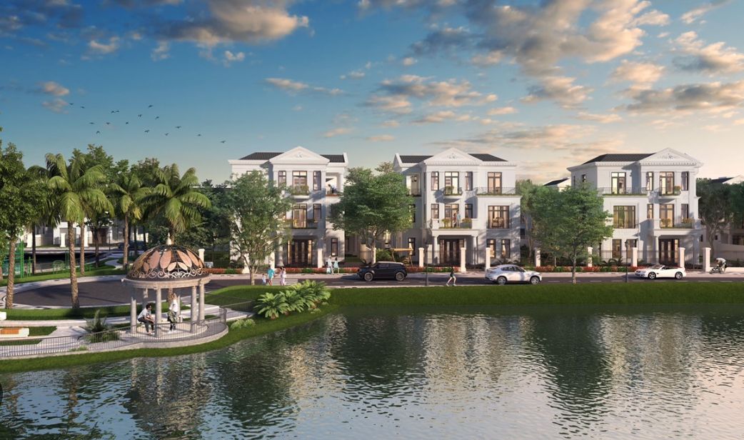 Bán gấp biệt thự song lập The Times Avenue Vinhomes Global Gate, hướng chính Bắc, DT 195m2